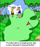 Image result for Golf Putting Funny Cartoon