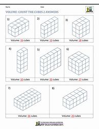 Image result for Volume Cube Worksheets for 5th Grade