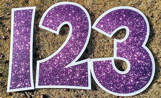 Image result for Purple Number 6 Cute