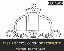 Image result for Princess Carriage Template
