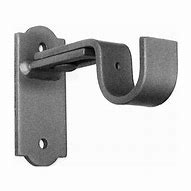 Image result for Wrought Iron Curtain Rod Brackets