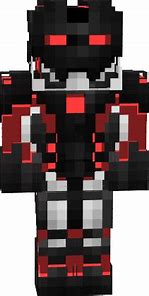 Image result for Red Robot Girl Mcpe Skin