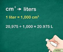 Image result for Cm to Liters