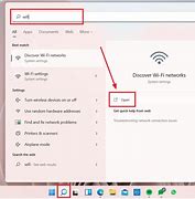 Image result for Wi-Fi in Windows Setting Inferface