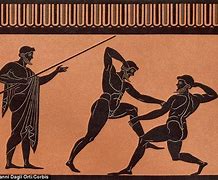 Image result for Old Greek Wrestling