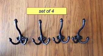 Image result for Cast Iron Screw in Hooks