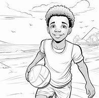 Image result for Volleyball Coloring Pages
