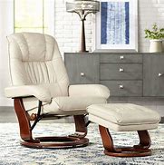 Image result for swivel chair with ottomans