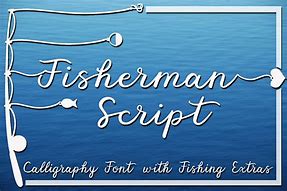 Image result for Fish Hook Cursive Font