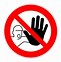 Image result for Prohibited Signs Symbols