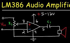 Image result for LM386 Audio Amplifier Circuit