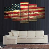 Image result for Long Island Canvas American Flag