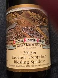 Alfred Merkelbach Erdener Treppchen Riesling Auslese #10 的图像结果
