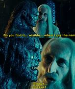 Image result for Saruman and Palantir Meme