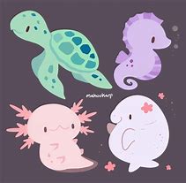 Image result for Cute Sea Animal Drawings