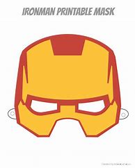 Image result for Free Printable Iron Man Mask