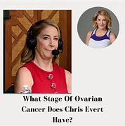 Image result for chris evert ovarian cancer