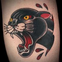Image result for Panther Head Tattoo