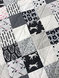 Image result for Black and White Quilt Patterns