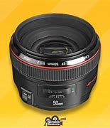Image result for Camera Lens Canon 50Mm