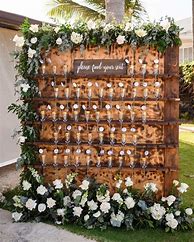 Image result for Champagne Wedding Backdrop