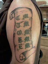 Image result for Scroll Tattoo Designs