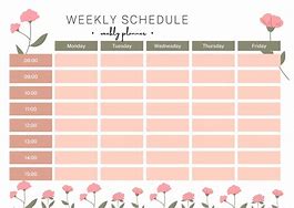 Image result for SCHEDULE
