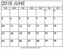 Image result for June 30 2018 Calendar