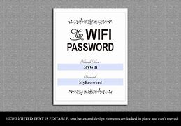 Image result for Wifi Password Design