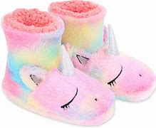 Image result for Unicorn Fluffy Slippers