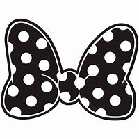 Image result for Minnie Mouse Bow Clip Art Black