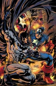 Image result for Batman and Captain America