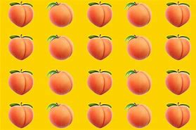 Image result for Cheeky Peach Emoji