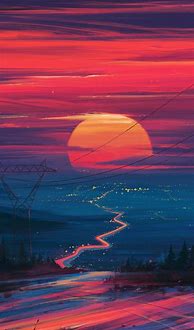 Image result for Sunset Aesthetic Wallpaper Tablet