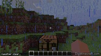 Image result for Minecraft Weather Command