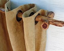Image result for Rustic Cabin Curtain Rods