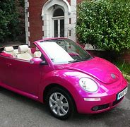 Image result for Pink Volkswagen Beetle Convertible for Sale