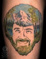 Image result for Bob Ross Tattoo