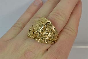 Image result for Large Men's Gold Rings