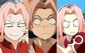 Image result for Naruto Funny Faces Sakura