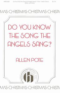 Image result for Do You Know the Song That the Angels Sang