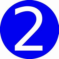 Image result for Blue Rounded Number 6