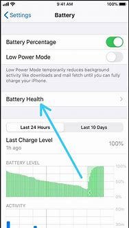 Image result for iPhone Battery Heatlh