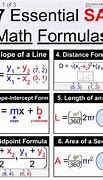 Image result for Sat Math Formulas