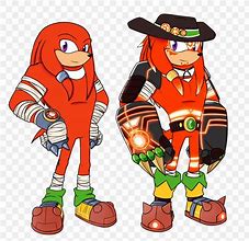 Image result for Sonic Characters Tikal and Knuckles