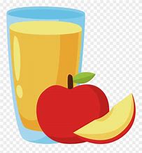 Image result for Glass of Apple Juice Cartoon