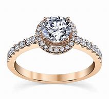 Image result for Rose Gold Diamond Ring Settings