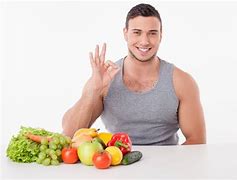 Image result for Man Eating Healthy