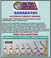 Image result for Gamakatsu Circle Hook Size Chart