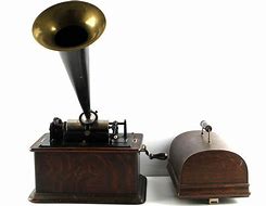 Image result for Edison Cylinder Goal Record Player